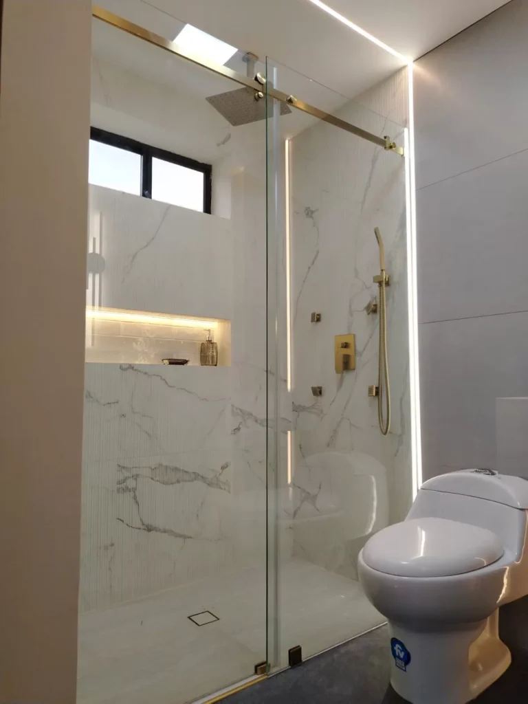 Mampara Corrediza Contemporánea - Mamparas de Ducha en Guayaquil